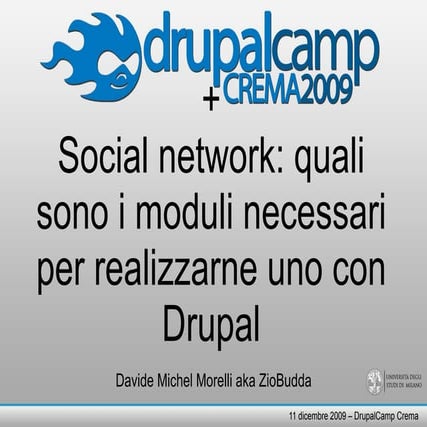 Social network: quali sono i moduli necessari per realizzarne uno con Drupal