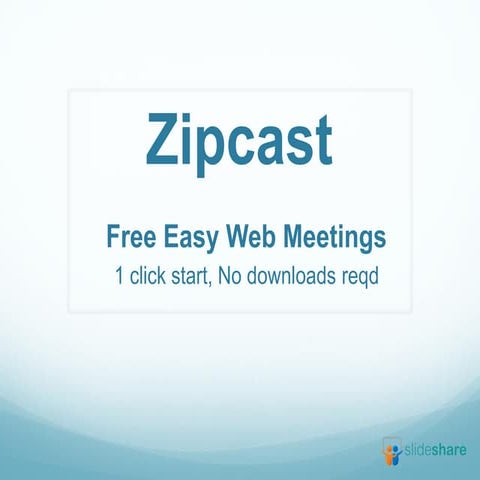 Zipcast Quick Tour | PDF