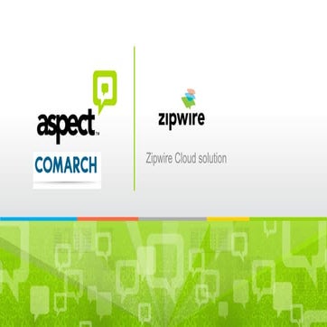 Zipwire Cloud solution