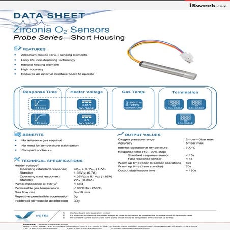 Zirconia oxygen sensors (zirconia o2 sensor)   o2 s-t2  o2s-fr-t2