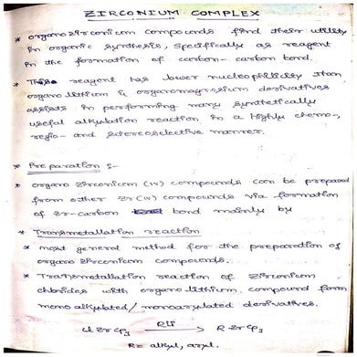 Zirconium complex use in carbonylation reaction