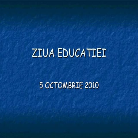 Ziua educatiei