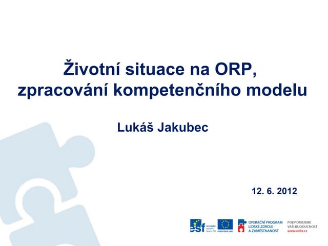 Životní situace - ORP Kladno