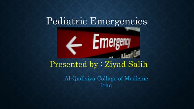 Pediatric Emergency