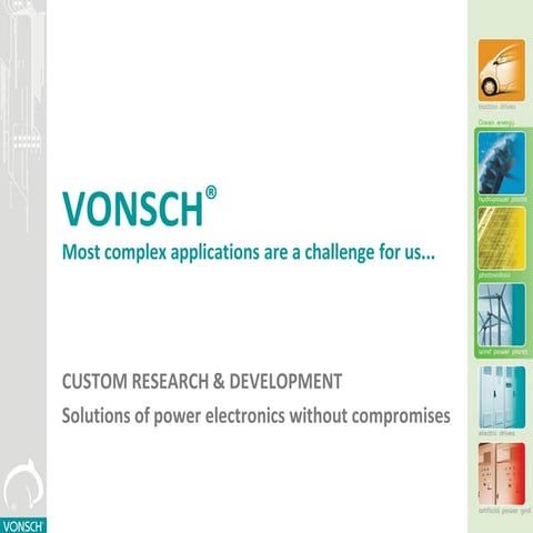 VONSCH® - Custom research and development of power electronics