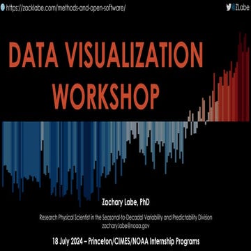Data Visualization Workshop for Summer Interns