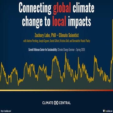 Seeing global change through local climate data | PDF