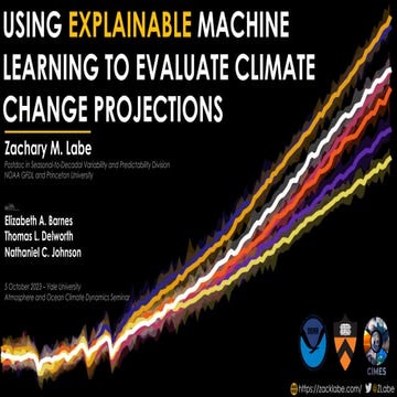 Using explainable machine learning to evaluate climate change projections