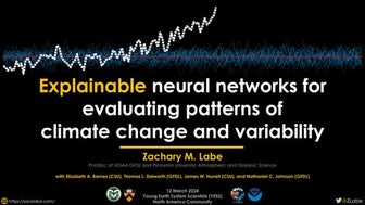 Explainable neural networks for evaluating patterns of climate change and var...
