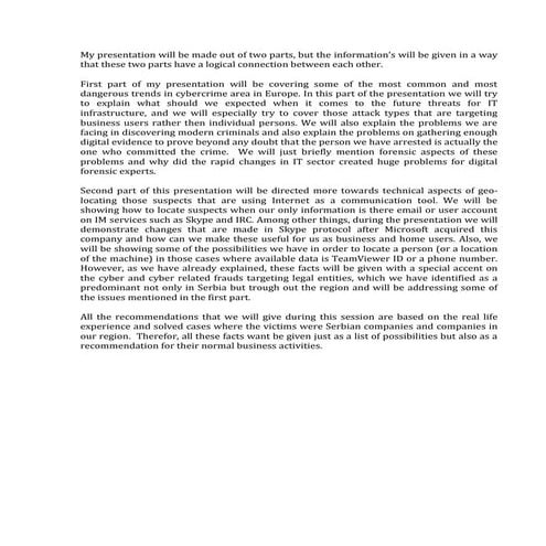 Zlatibor   cyber crime