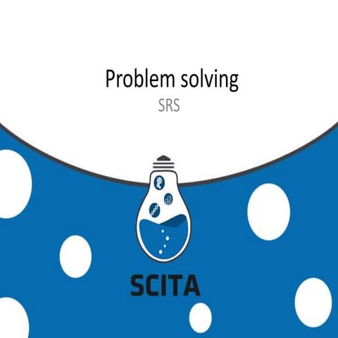 Researcher soft skills "Problem solving"