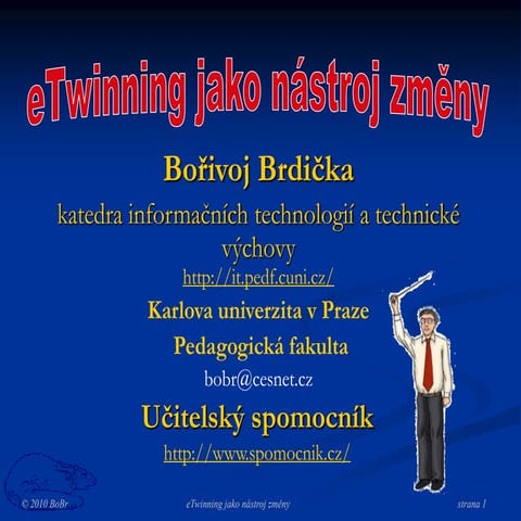 eTwinning jako nástroj změny