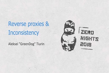 Reverse proxies & Inconsistency