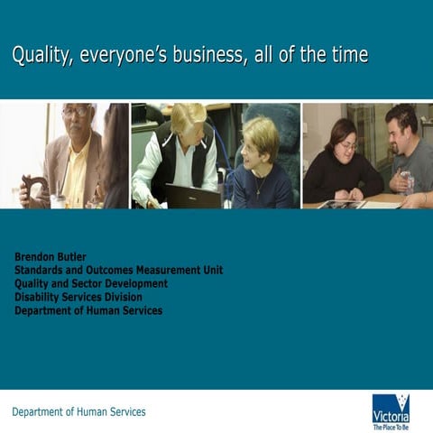 Sophie Buffey: Standards and Regulation Unit, Department of Human ...