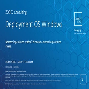 Deployment OS Windows