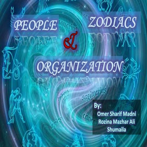 Zodiac & personalities  pm presentation