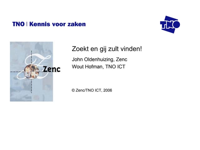 Zoekt en gij zult vinden! | PPT