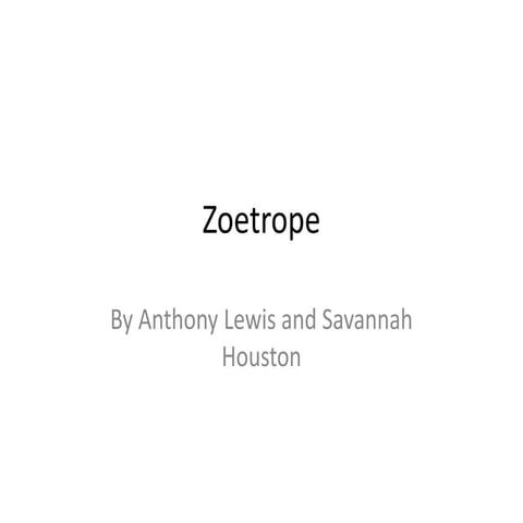 Zoetrope