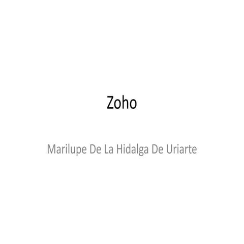 Zoho 