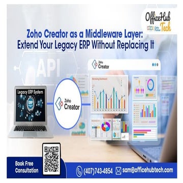 Zoho Creator as a Middleware Layer Extend Your Legacy ERP Without ...