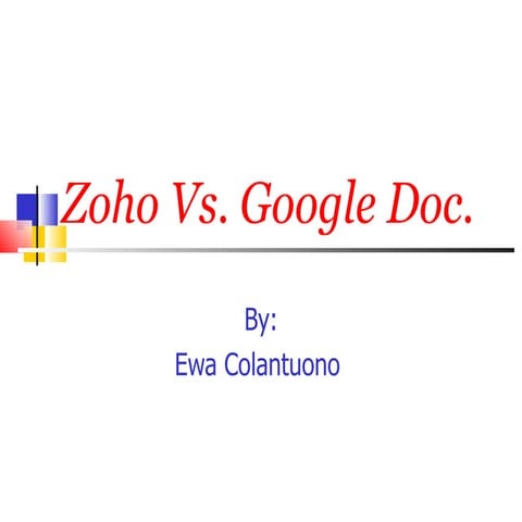 Zoho vs google doc[1]