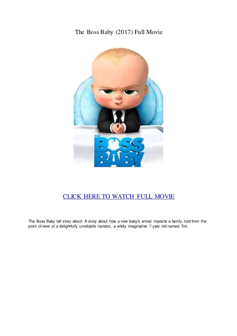 the boss baby full