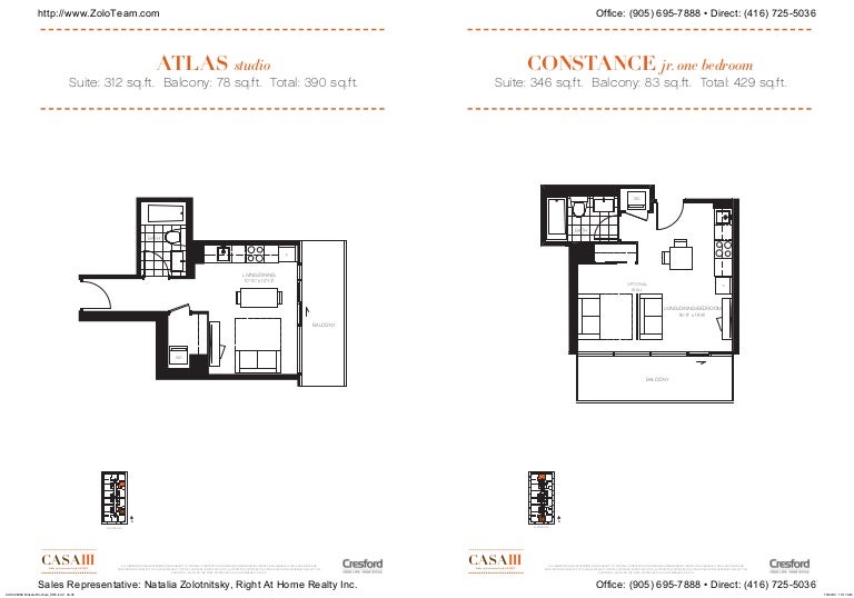 Casa 3 Condominiums In Toronto On Floor Plans Zoloteam Com