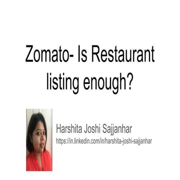 Zomato UX redesign project