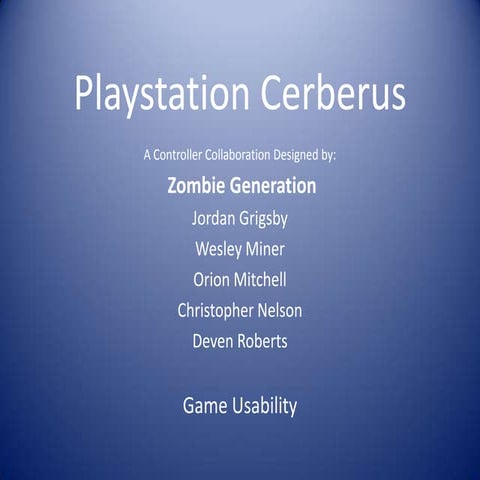 Playstation Cerberus