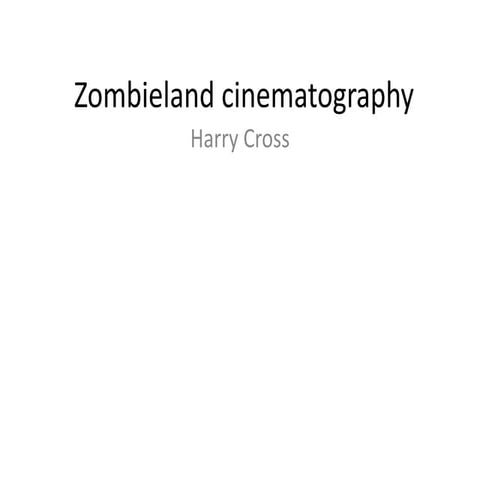 Zombieland cinematography