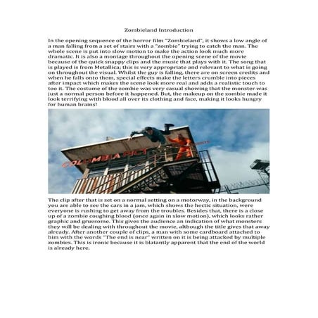 Zombieland introduction