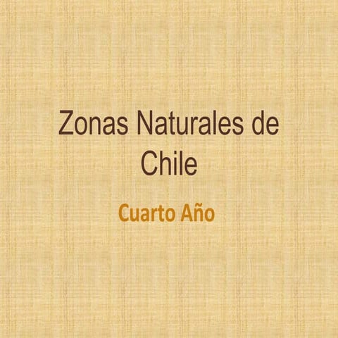 Zonas naturales de chile....norte chico | PPTX