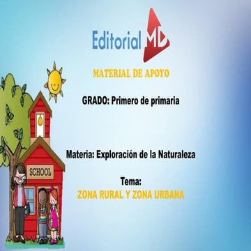 Zona rural y urbana caracteristicas