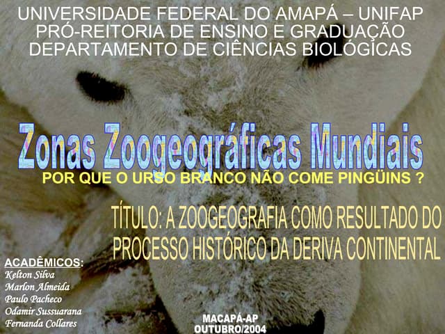 Zonas Zoogeograficas Mundiais