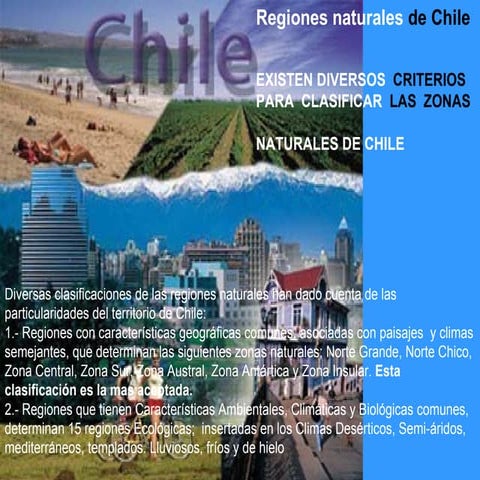 Zonas naturales de chile....norte chico | PPTX