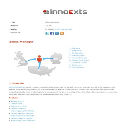 Zones Manager Magento Module Manual 1.0.0.0