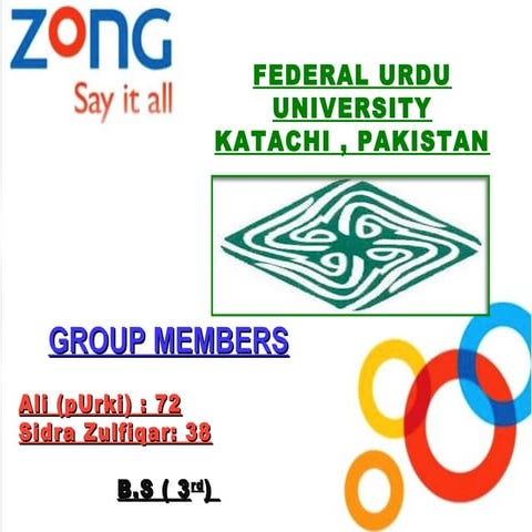 ZONG Internship Report | PDF