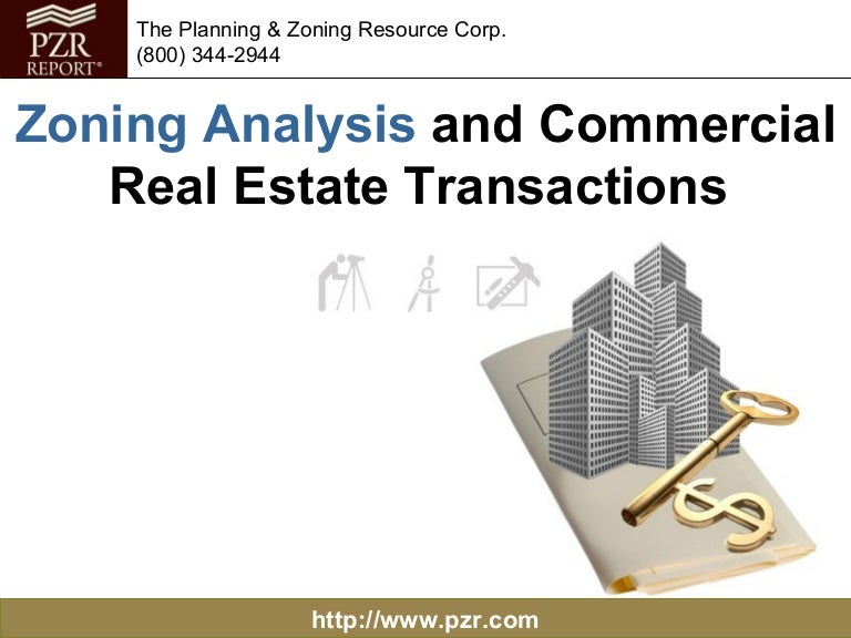 Zoning Analysis and Commercial Real Estate Transactions
