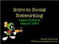 Intro to Social Networking