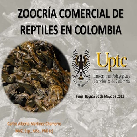 Zoocría comercial de reptiles en colombia | PPT