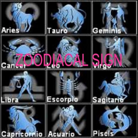 Zoodiacal sign