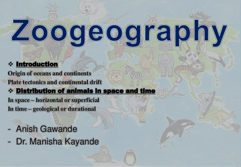 Zoogeography