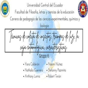 Colecta de insectos | PDF