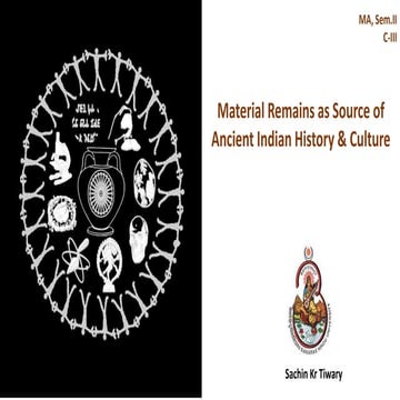 Zoological Archaeology_M.A. Sem. II_Material Remains - Copy.ppt