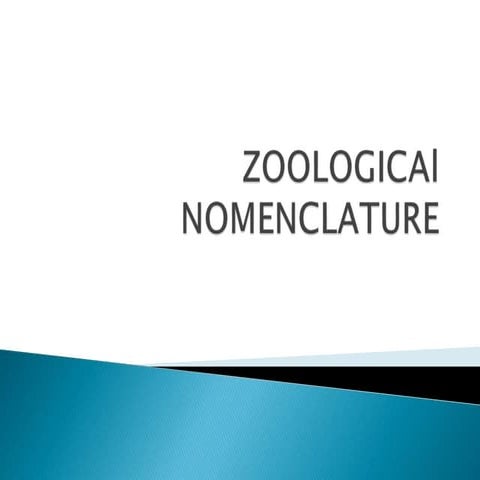 Zoologic al nomenclatures 5
