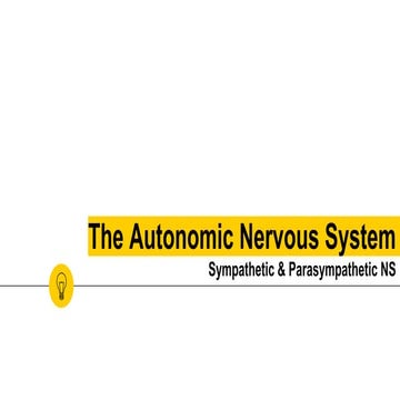 AnaPhy | Parasympathetic and Sympathetic Division