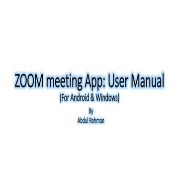 Zoom app