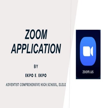 Zoom Apps