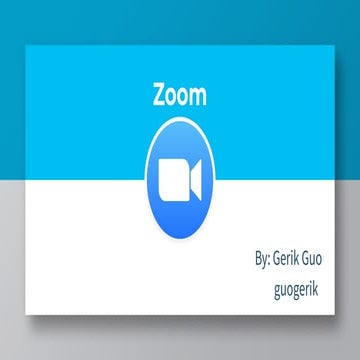 Comprehensive Guide to Zoom: Features, Usage, and Benefits | PDF