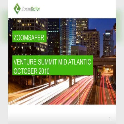 ZoomSafer @ Venture Summit Mid-Atlantic